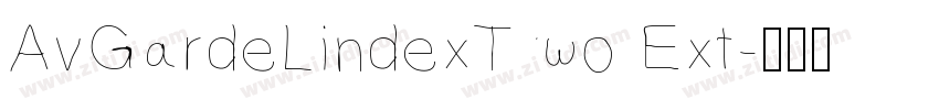 AvGardeLindexTwo Ext字体转换
